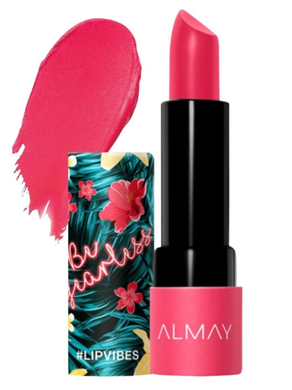 Almay Lipstick - Bright Pink #150 Be Fearless -LipVibes